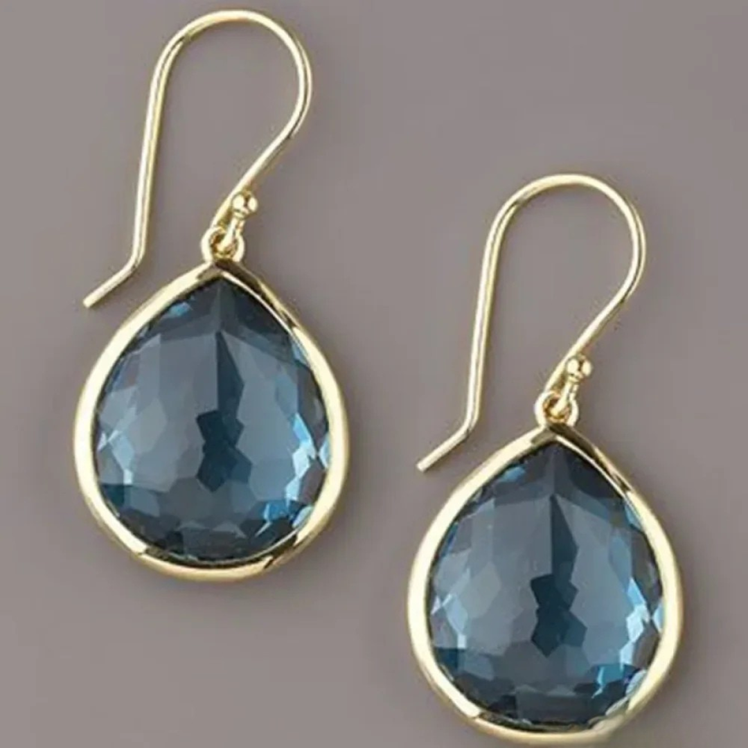 Retro Blue Crystal Drops VIP