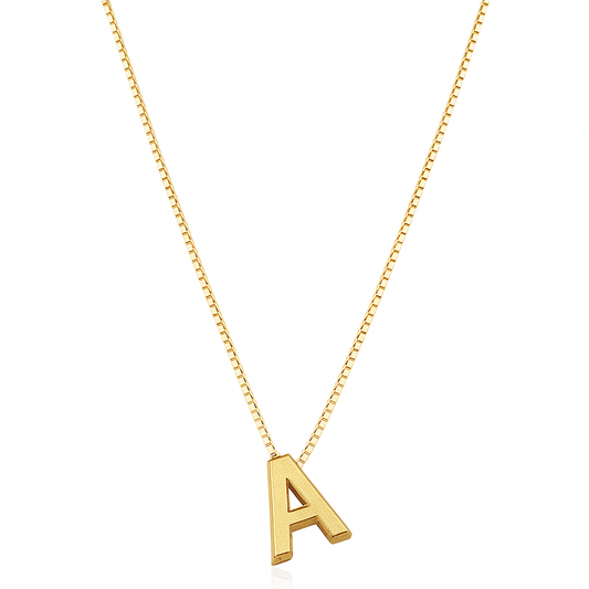LoveNote™ | Gold Letter Initial Necklace