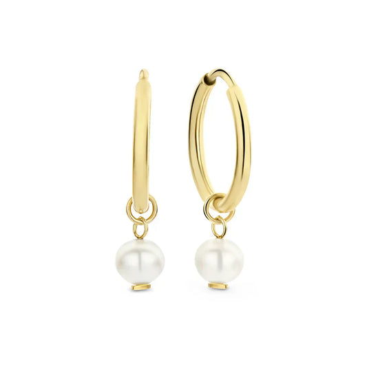 Delia Crest Earrings | Gold VIP