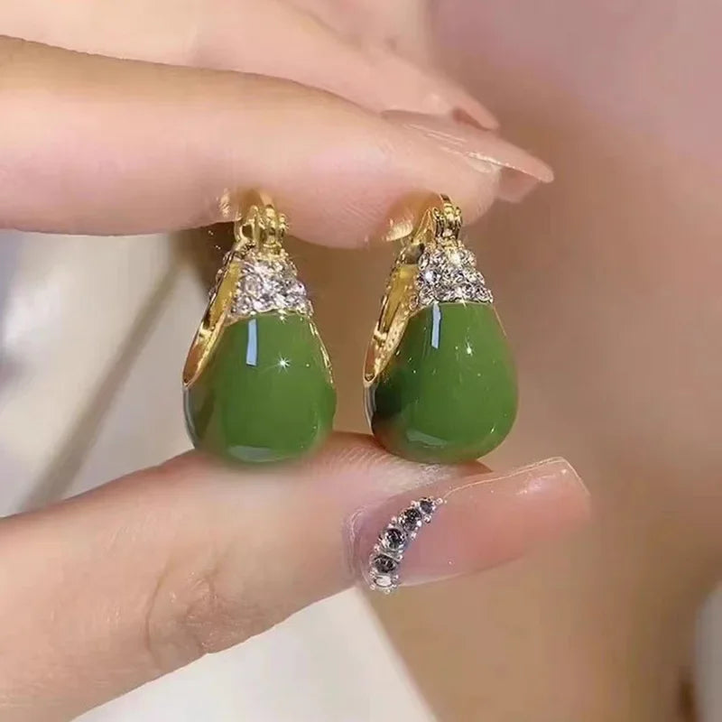 Retro Green Earrings VIP
