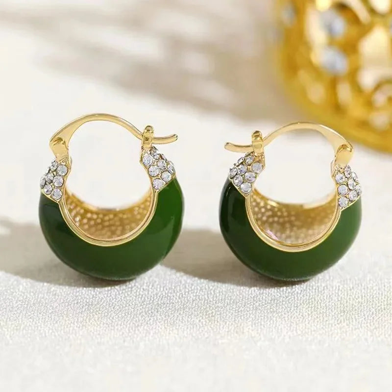 Retro Green Earrings VIP