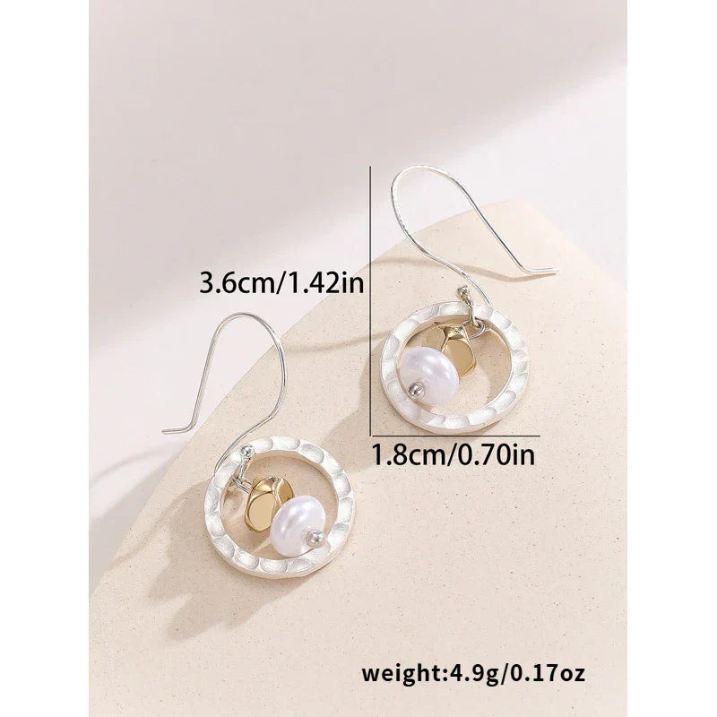 Retro Circular Pendant Earrings VIP