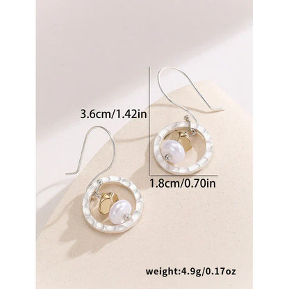 Retro Circular Pendant Earrings VIP