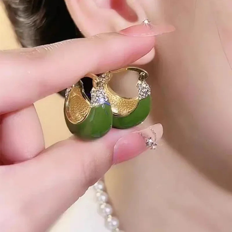 Retro Green Earrings VIP