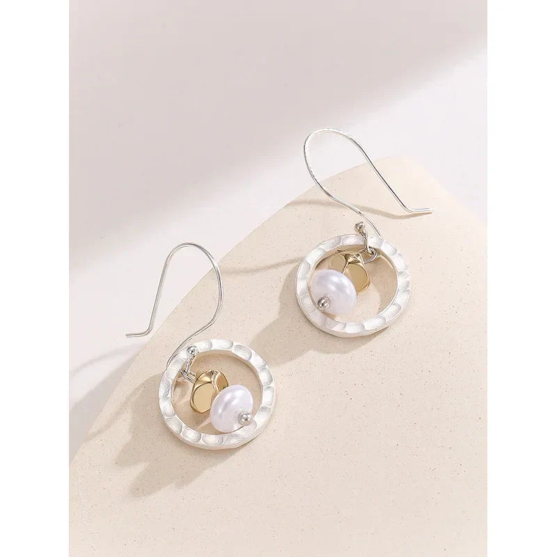 Retro Circular Pendant Earrings VIP