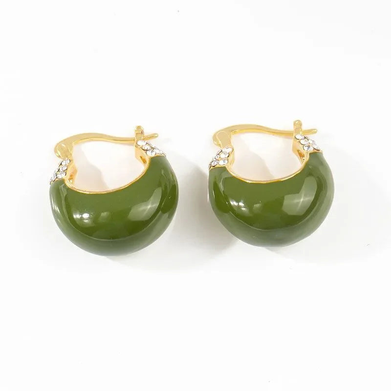 Retro Green Earrings VIP